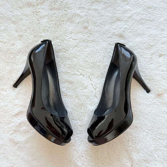 Stuart Weitzman patent leather high heels women shoes size 8 US - Picture 1 of 7
